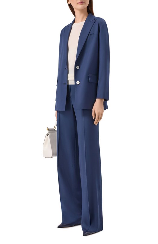 Шерстяной жакет Kiton D53502K01024_001 Синий  D53502K01024_001 Фото 2