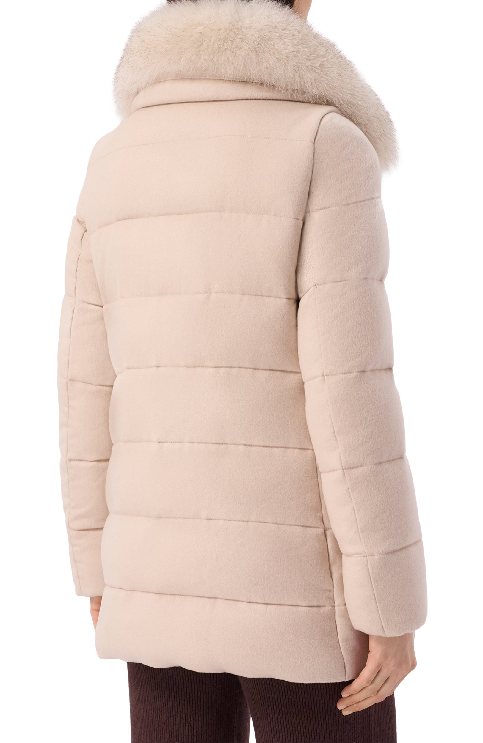 Пуховик из шерсти и кашемира с отделкой из песца dorado-fur-ls9 MOORER, арт. D0RAD0-FUR/LS9, фото 4