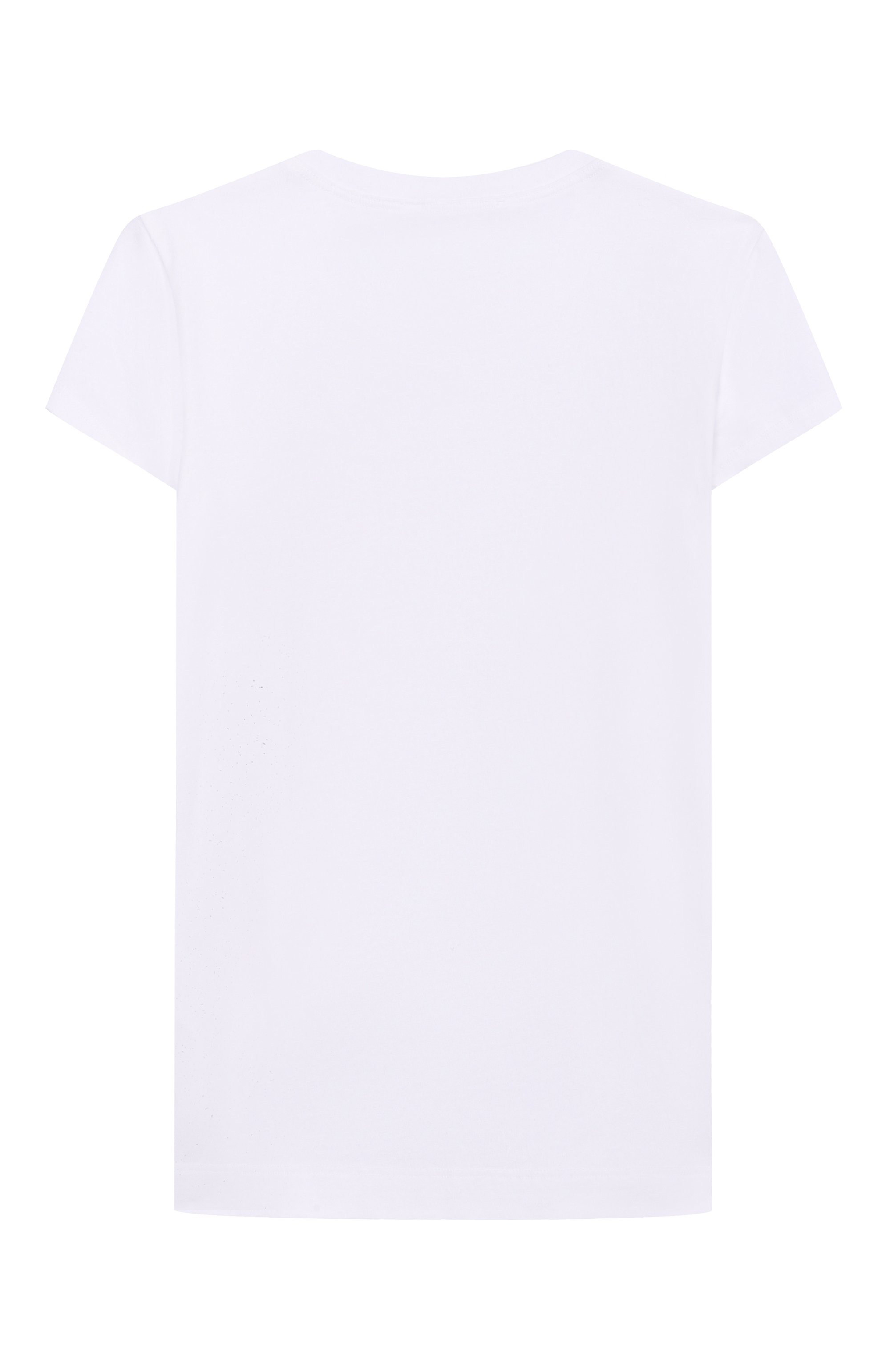 Хлопковая футболка MONNALISA, арт. 19G602, фото 2