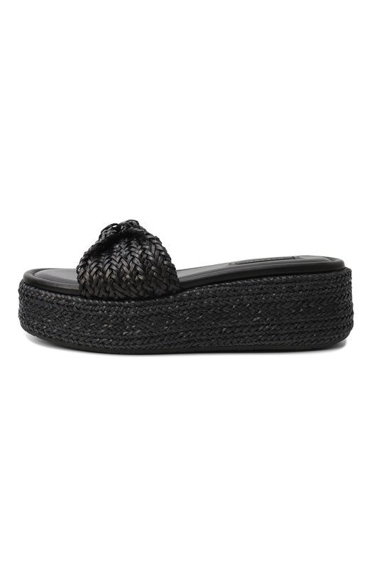 Кожаные шлепанцы Insideout Casadei 1M448J0201/HANTB Чёрный  1M448J0201/HANTB Фото 4