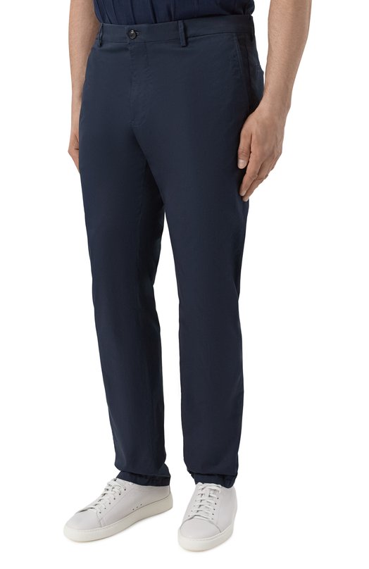 Хлопковые брюки Windsor 13 CIN0-W 10019686/30046586/58 Синий  13 CIN0-W 10019686/30046586/58 Фото 3