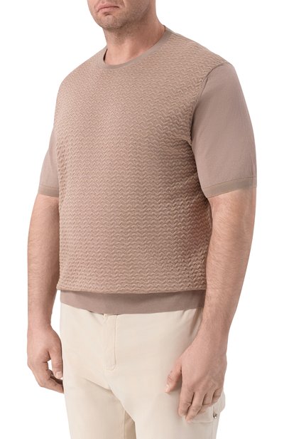 Джемпер из хлопка и шелка STEFANO RICCI, арт. K212037G10/F26193, фото 3