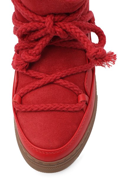 Замшевые сапоги с меховой отделкой INUIKII, арт. 60202-1/34-38, фото 4