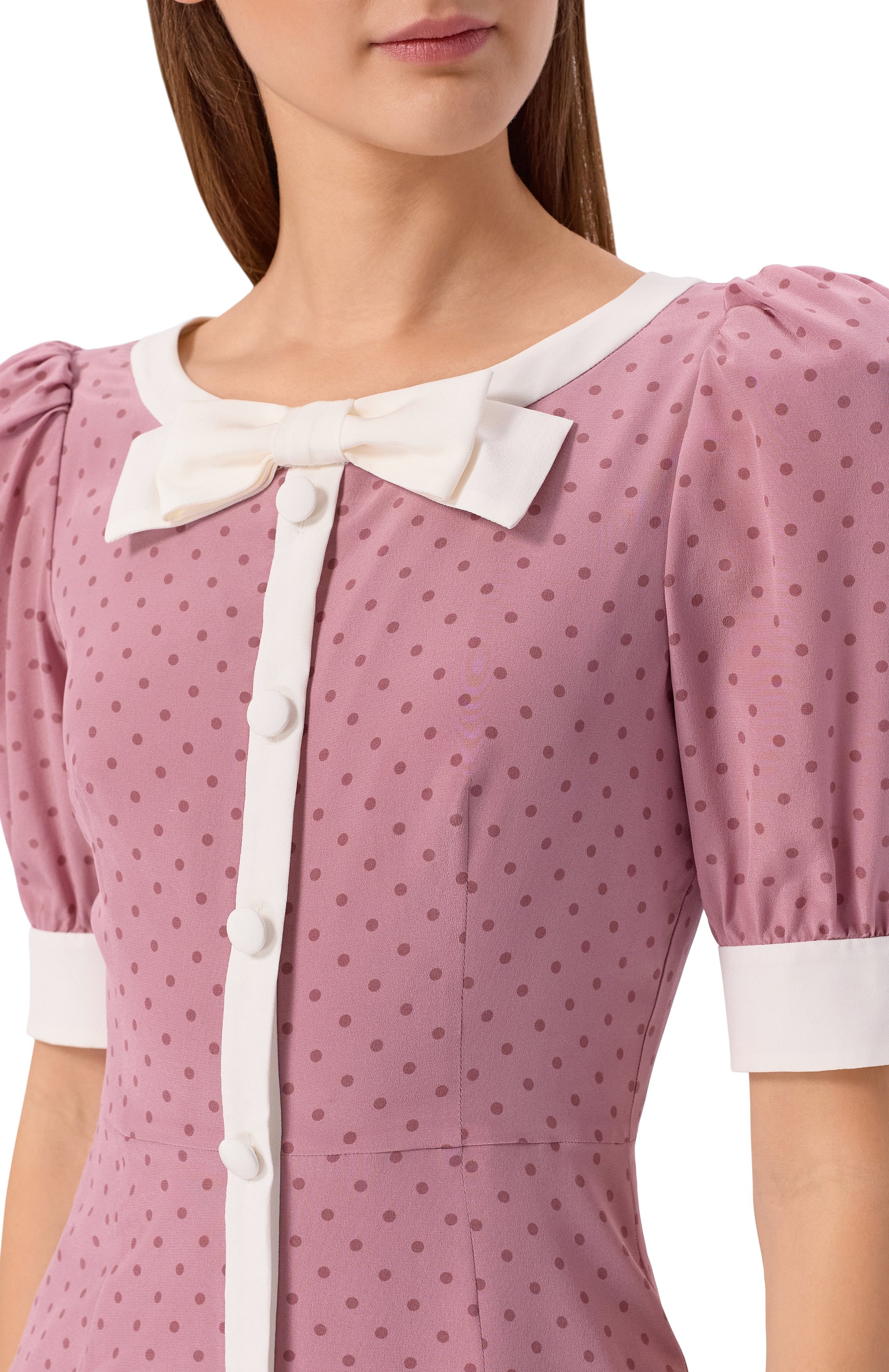 Шелковое платье ALESSANDRA RICH, арт. FABX3895/F4686, фото 4