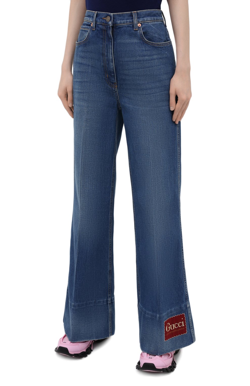 Джинсы GUCCI синего цвета по цене 103680 руб., арт. 623441/XDA6N, фото 3 Джинсы GUCCI, арт. 623441/XDA6N, фото 3