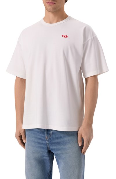 Хлопковая футболка DIESEL, арт. A18535/0AIJU, фото 3