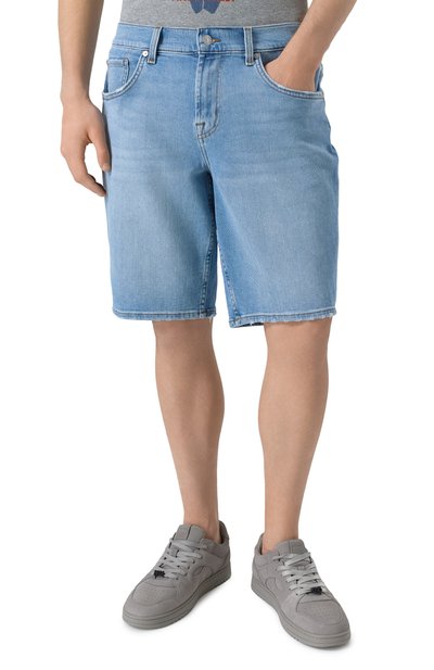 Джинсовые шорты 7 FOR ALL MANKIND, арт. 7T106A50, фо�то 3