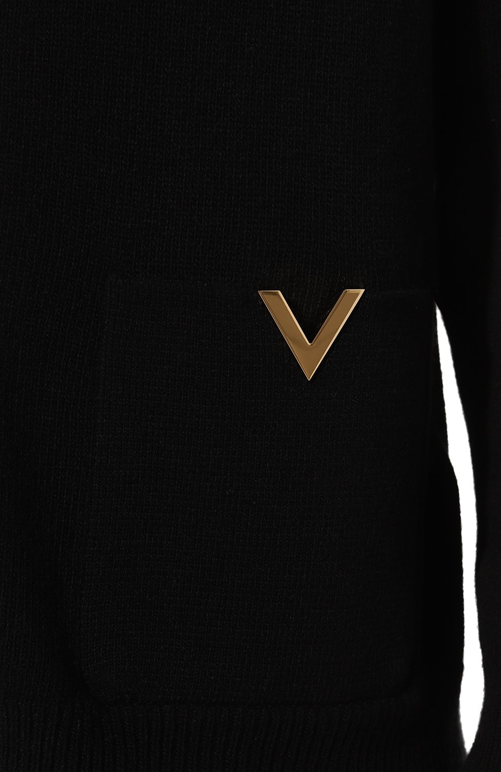 Шерстяной кардиган VALENTINO черно-белого цвета по цене 264000 руб., арт. 4B3KA06S/8DB, фото 5 Шерстяной кардиган VALENTINO, арт. 4B3KA06S/8DB, фото 5
