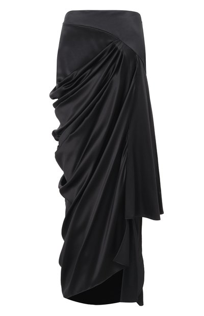 Женская атласная юбка VALENTINO, арт. 8B0RAEW58M6