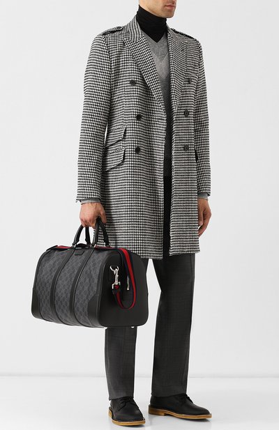 Дорожная сумка gg supreme GUCCI черного цвета по цене 252000 руб., арт. 474131/K5IAN, фото 2 Дорожная сумка gg supreme GUCCI, арт. 474131/K5IAN, фото 2