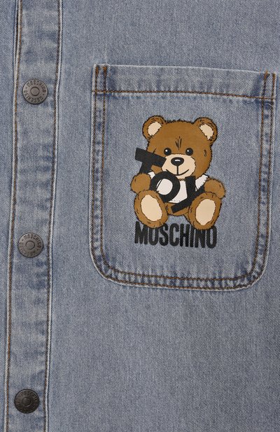 Джинсовая рубашка MOSCHINO, арт. HUC01F/L0E33/10-14, фото 3