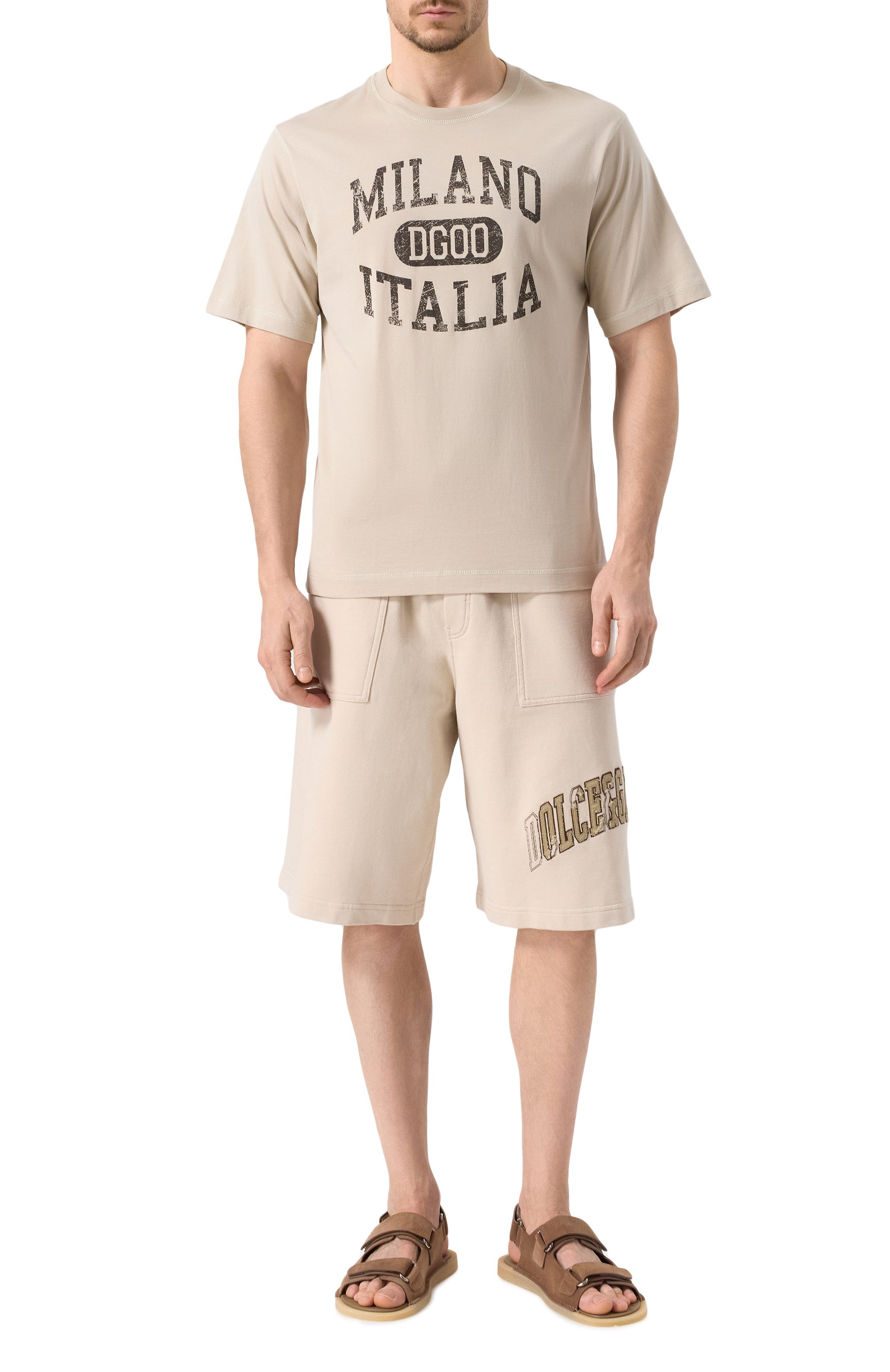 Замшевые сандалии DOLCE & GABBANA, арт. A80492/AT441, фото 2