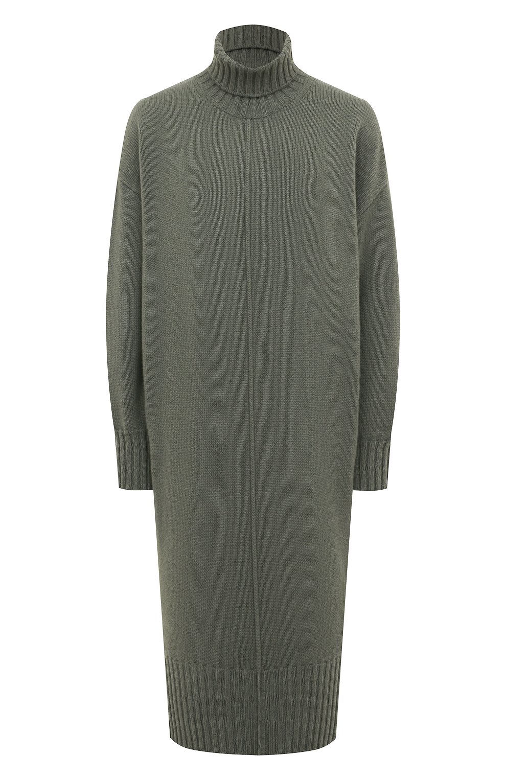 Платье из шерсти и кашемира MRZ зеленого цвета по цене 91950 руб., арт. FW22-0112, фото 1 Платье из шерсти и кашемира MRZ, арт. FW22-0112, фото 1