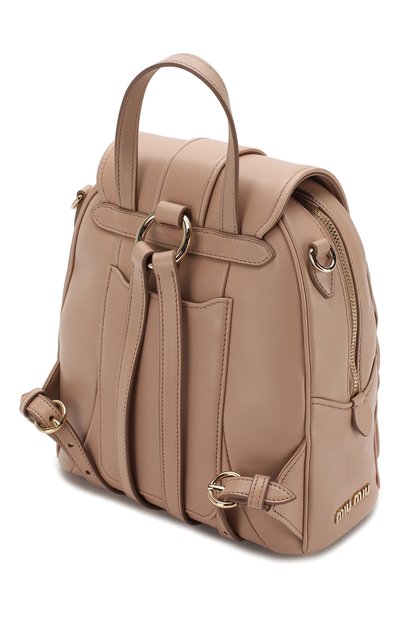 Рюкзак из кожи MIU MIU, арт. 5BZ026-N88-F0770-OOO, фото 3