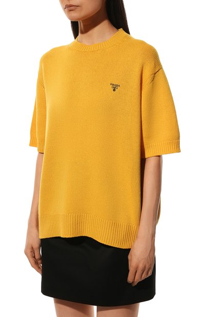Кашемировый пуловер PRADA, арт. P24R1B-102N-F0010-221, фото 3