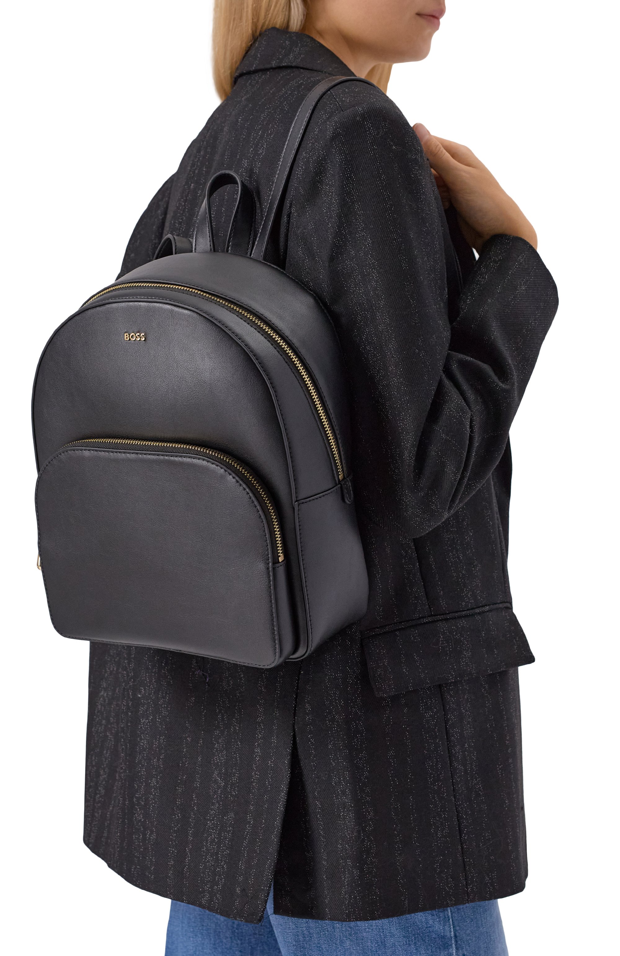 Рюкзак BOSS черного цвета по цене 27950 руб., арт. 50552169, фото 2 Рюкзак BOSS, арт. 50552169, фото 2
