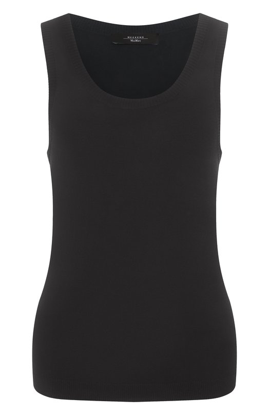 Майка из вискозы Weekend Max Mara ASBUURG Чёрный ASBUURG