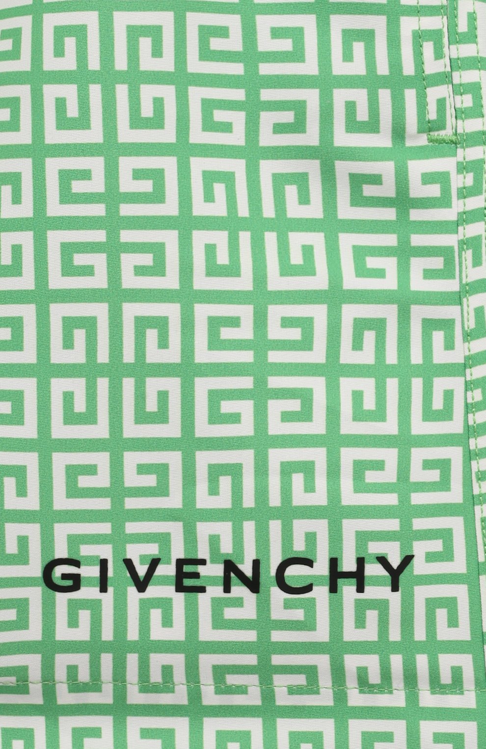 Плавки-шорты GIVENCHY зеленого цвета по цене 16100 руб., арт. H30095/6A-12A, фото 3 Плавки-шорты GIVENCHY, арт. H30095/6A-12A, фото 3
