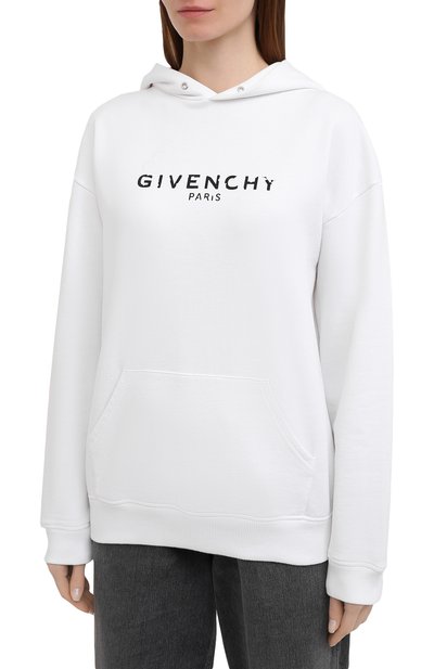 Хлопковое худи GIVENCHY, арт. BWJ01C3Z0Y, фото 3