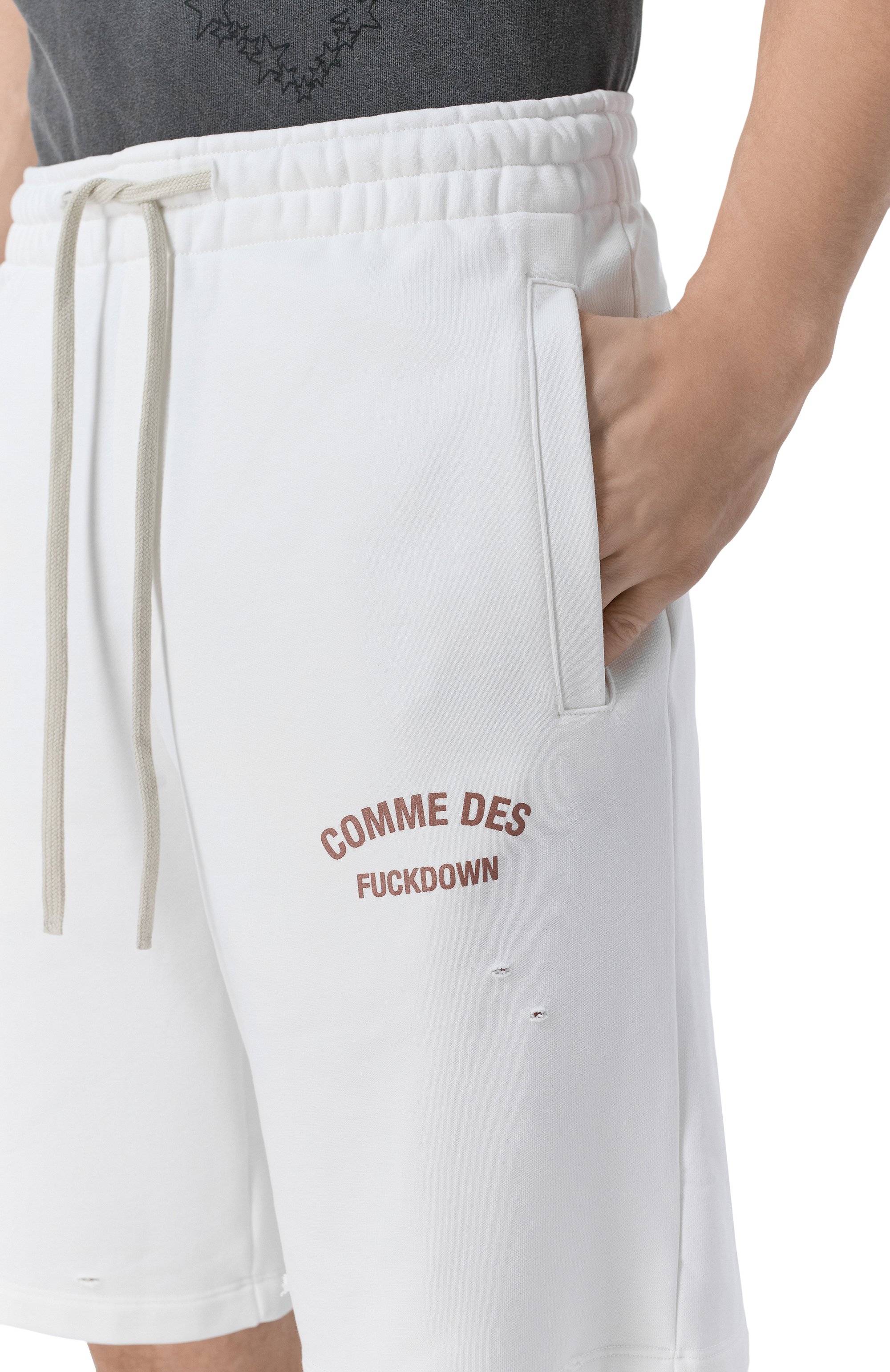 Хлопковые шорты COMME DES FUCKDOWN, арт. CFABM01925, фото 5