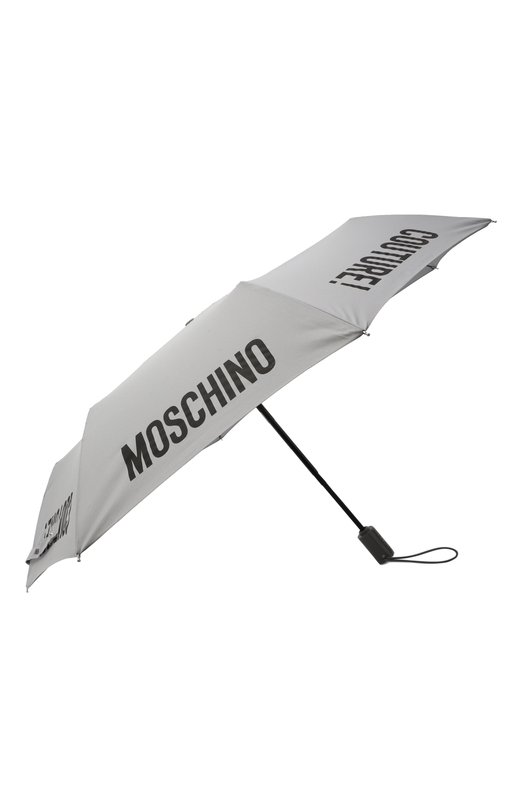Складной зонт Moschino 8983 0PENCL0SE Серый  8983 0PENCL0SE Фото 2