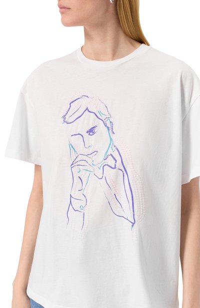 Хлопковая футболка EMPORIO ARMANI, арт. EW001528/AF12597, фото 5