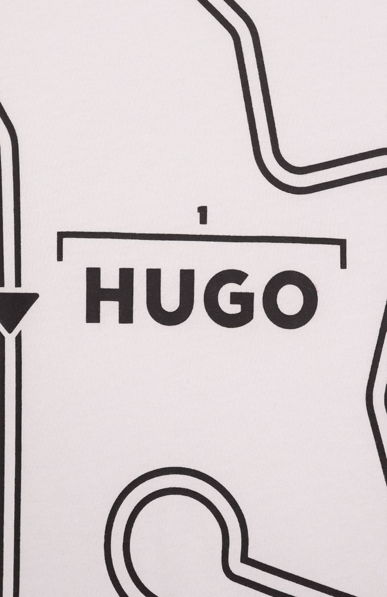 Хлопковая футболка HUGO, арт. 50531757, фото 1