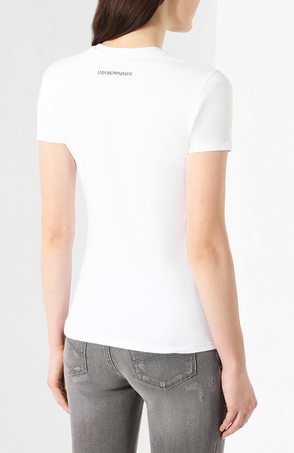 Хлопковая футболка EMPORIO ARMANI, арт. 3H2T6F/2JQAZ, фото 4