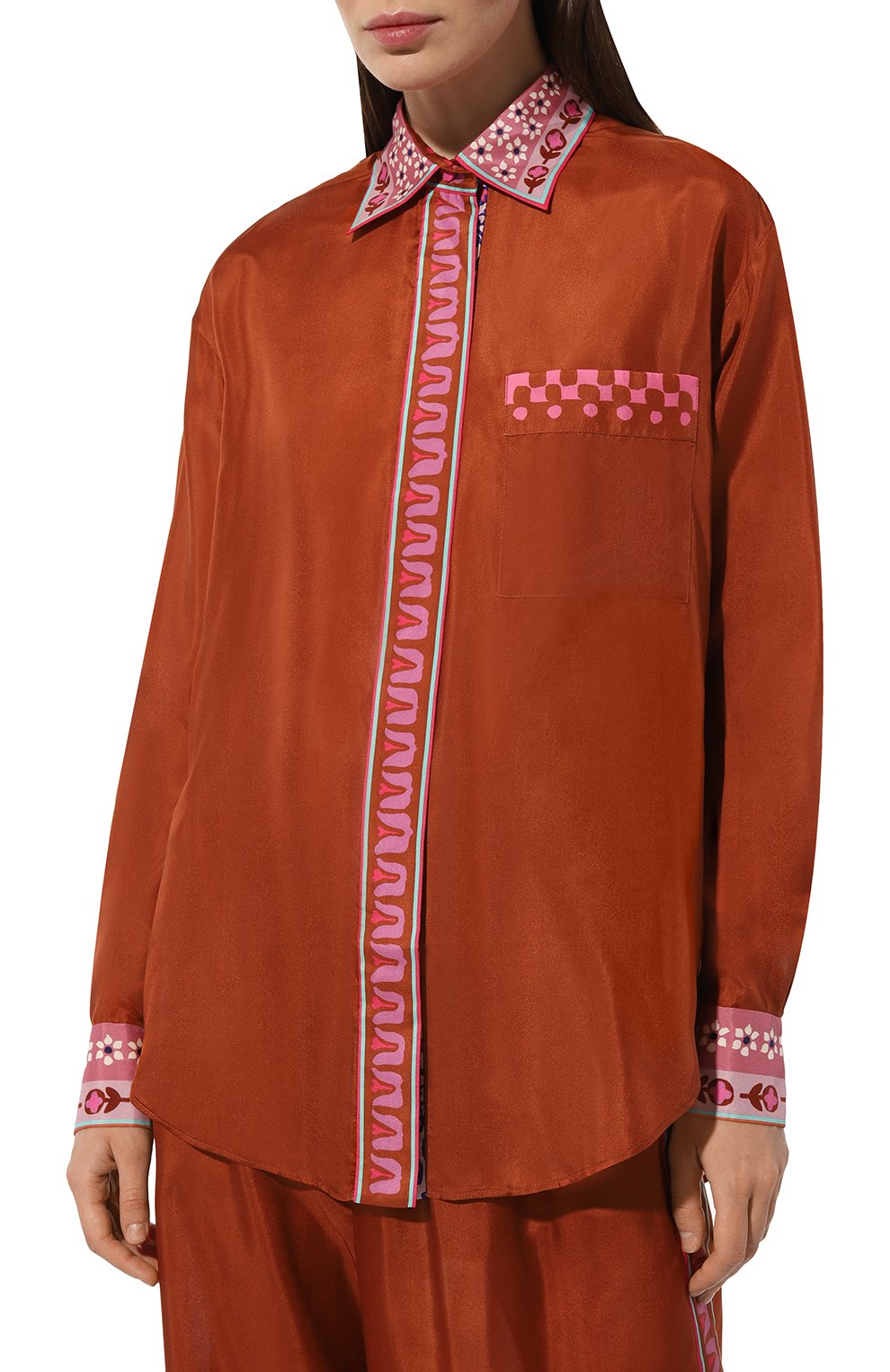 Шелковая блузка ZIMMERMANN, арт. 8508TRS244, фото 3