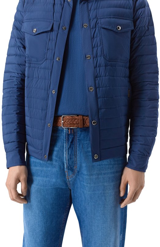 Замшевый ремень Canali 50C/KB00440 Коричневый  50C/KB00440 Фото 2