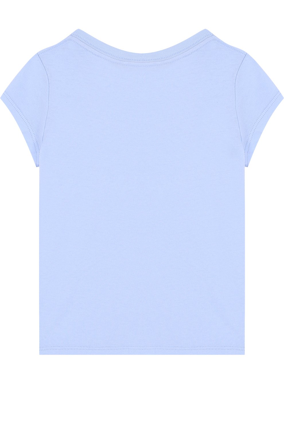 Хлопковая футболка с логотипом бренда POLO RALPH LAUREN, арт. 311688679, фото 2