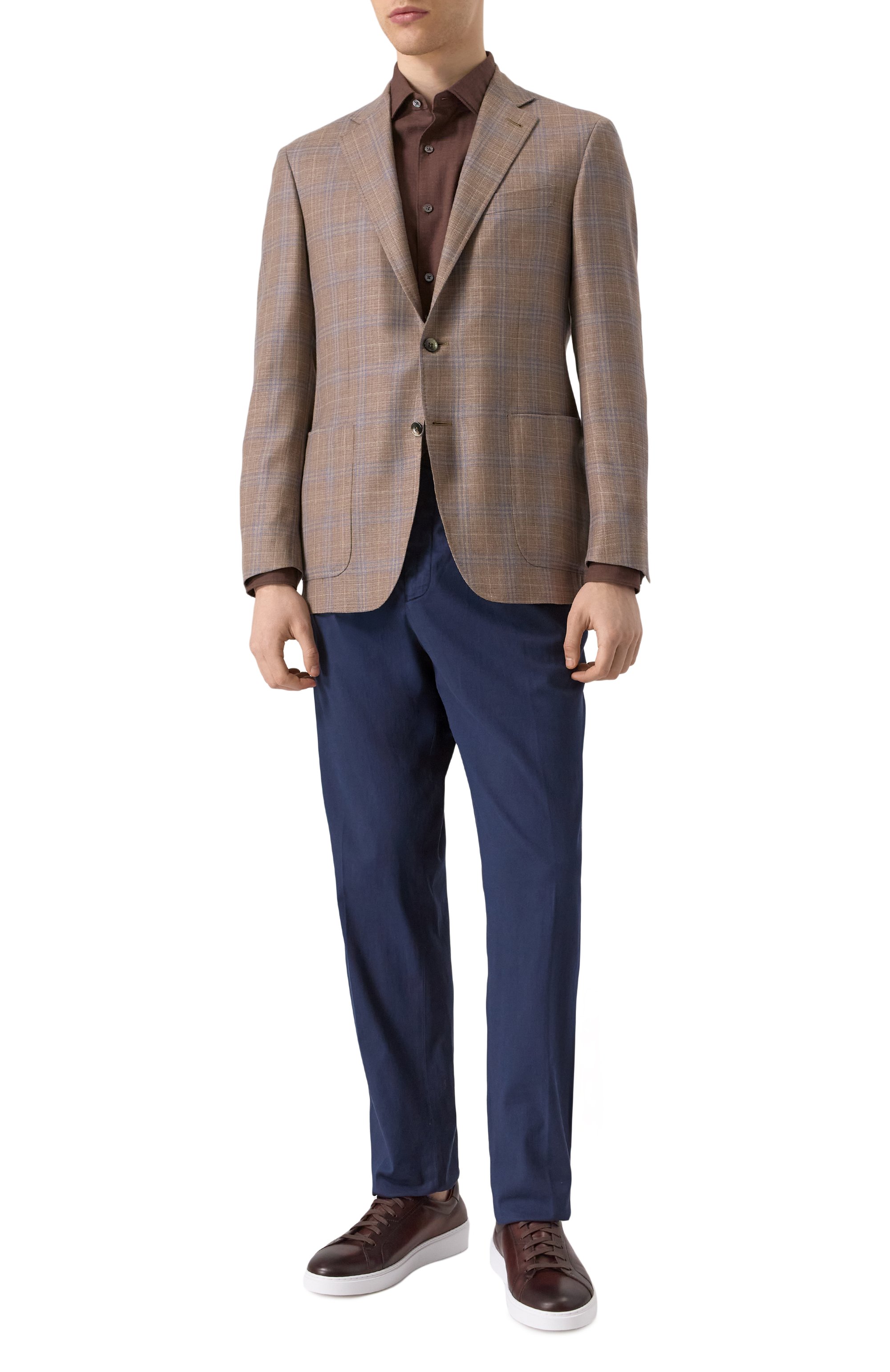 Брюки из хлопка и шелка MARCO PESCAROLO, арт. CHIAIA/5106/60-68, фото 2