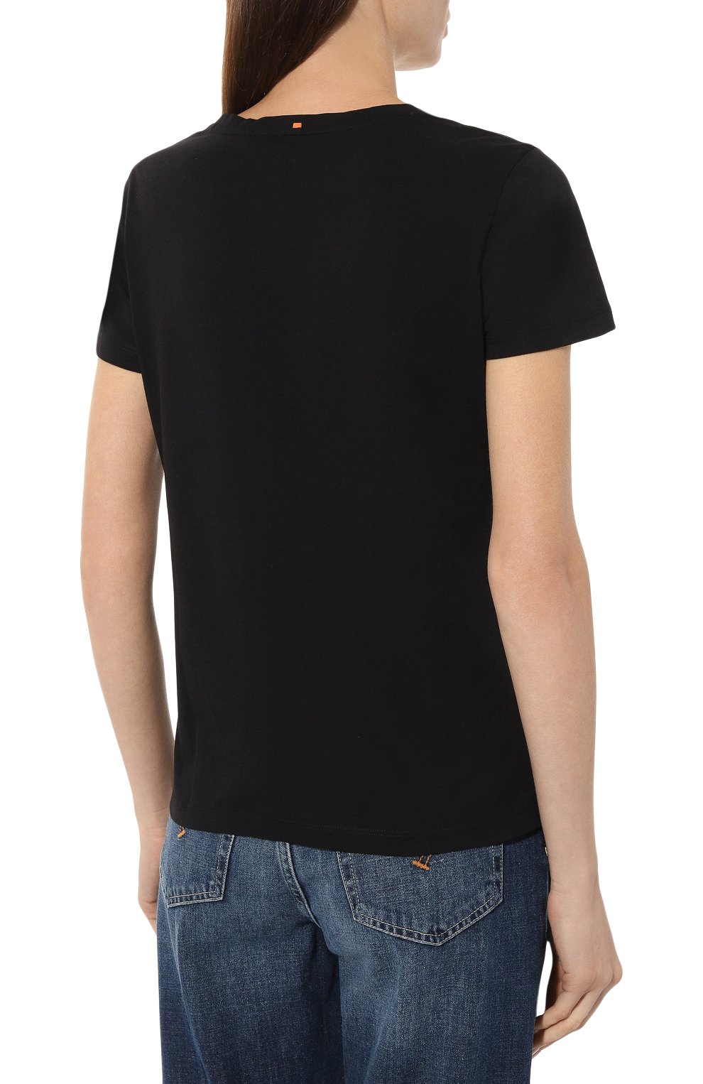 Хлопковая футболка BOSS ORANGE, арт. 50489871, фото 4