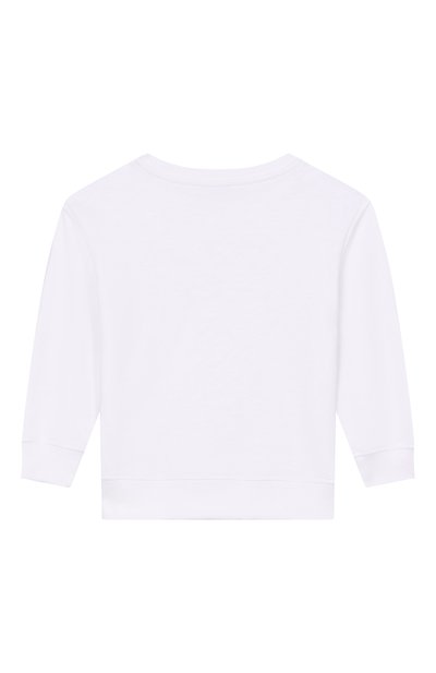 Хлопковый свитшот MOSCHINO белого цвета по цене 13600 руб., арт. HUF09L/LCA88, фото 2 Хлопковый свитшот MOSCHINO, арт. HUF09L/LCA88, фото 2
