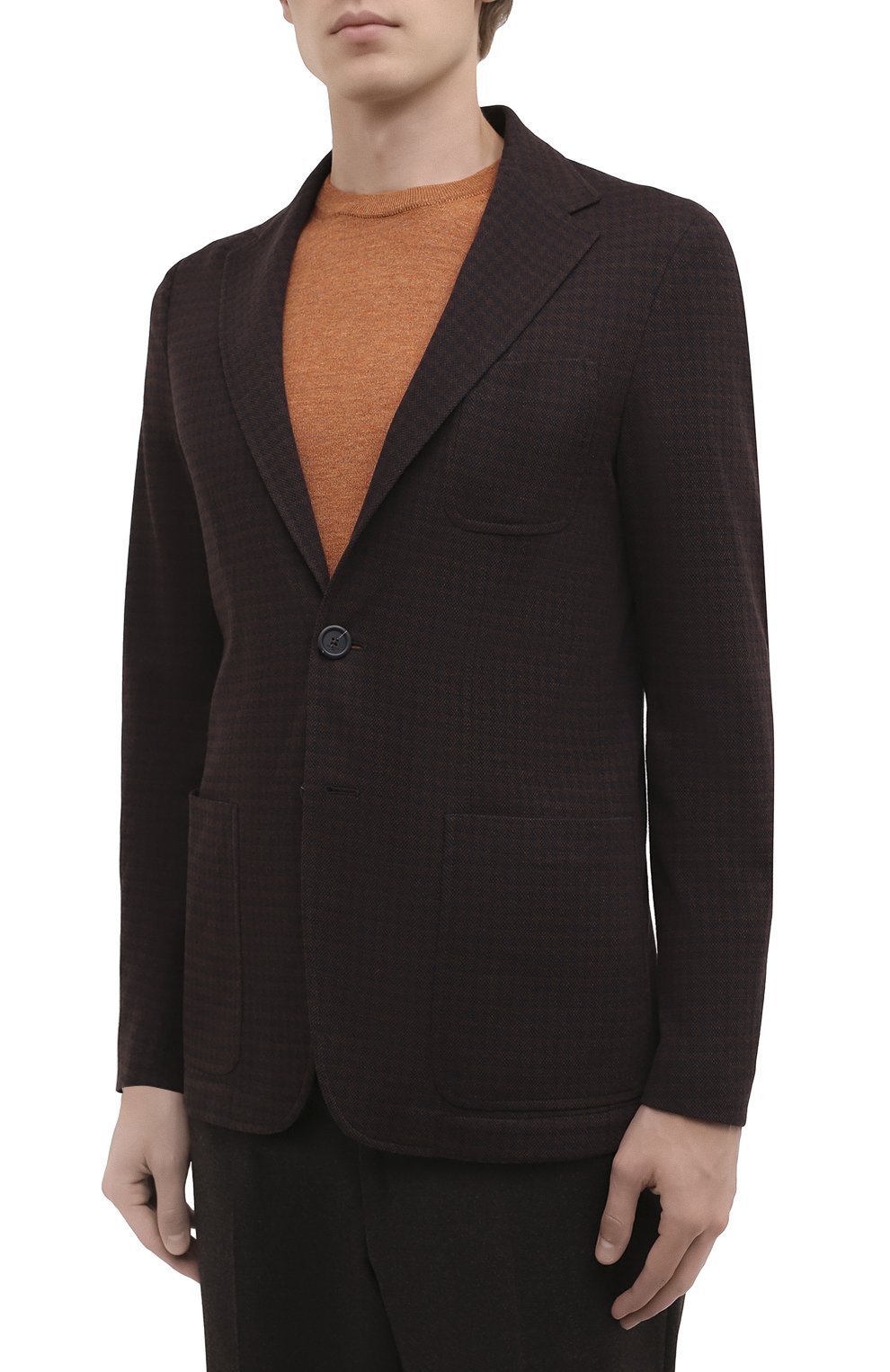 Пиджак из хлопка и шерсти CANALI, арт. W0146/WJ01793, фото 3