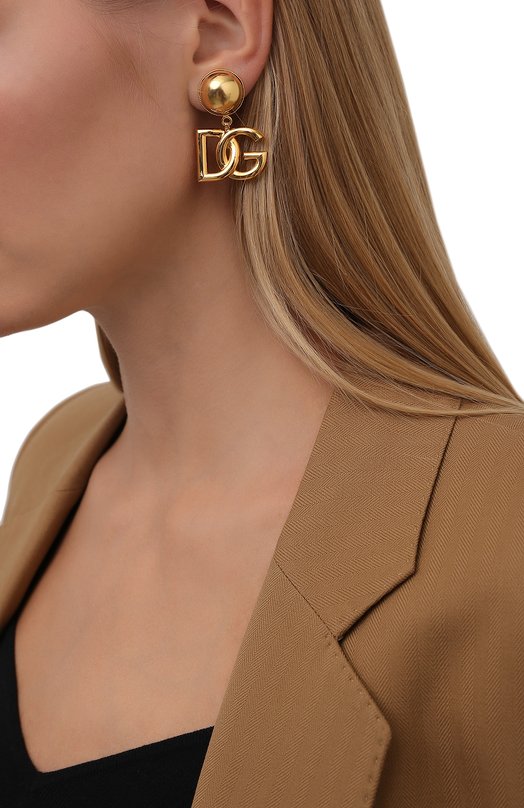 Серьги-клипсы Dolce & Gabbana WEN6P6/W1111 Золотой  WEN6P6/W1111 Фото 2