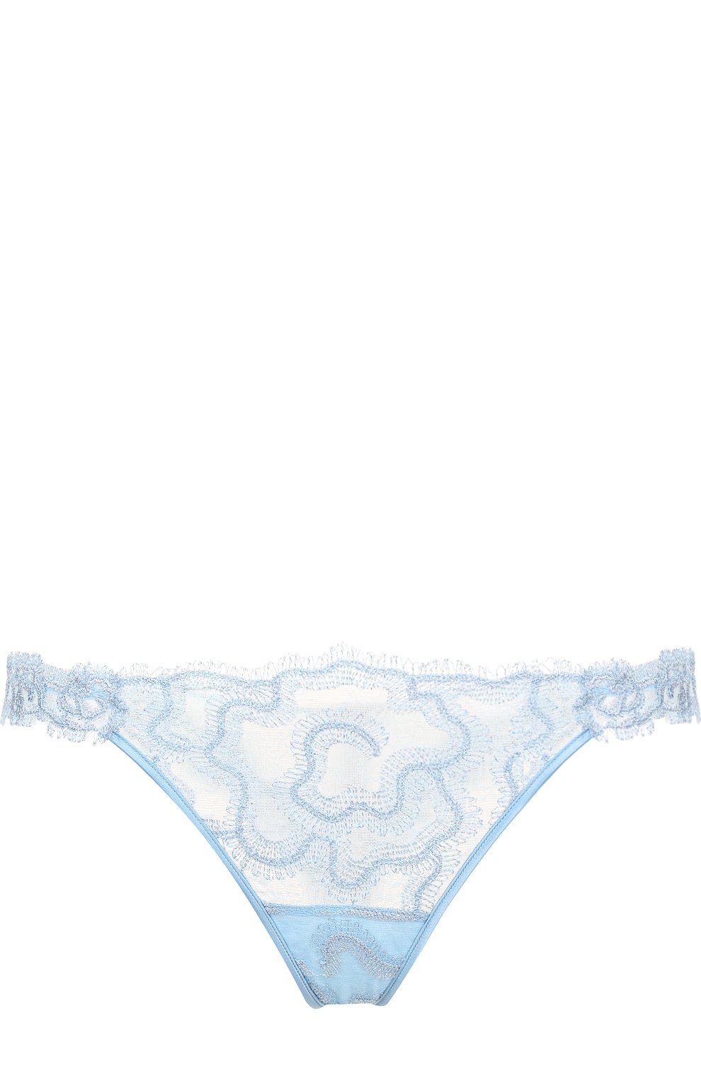 Однотонные кружевные трусы-стринги LA PERLA, арт. 0015930, фото 1