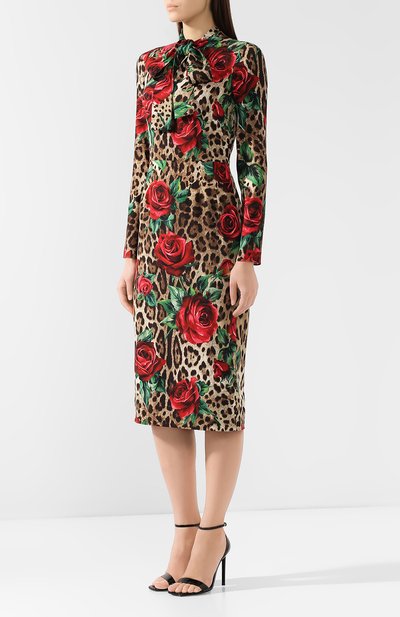 Шелковое платье DOLCE & GABBANA, арт. F6C4CT/FSAXZ, фото 3