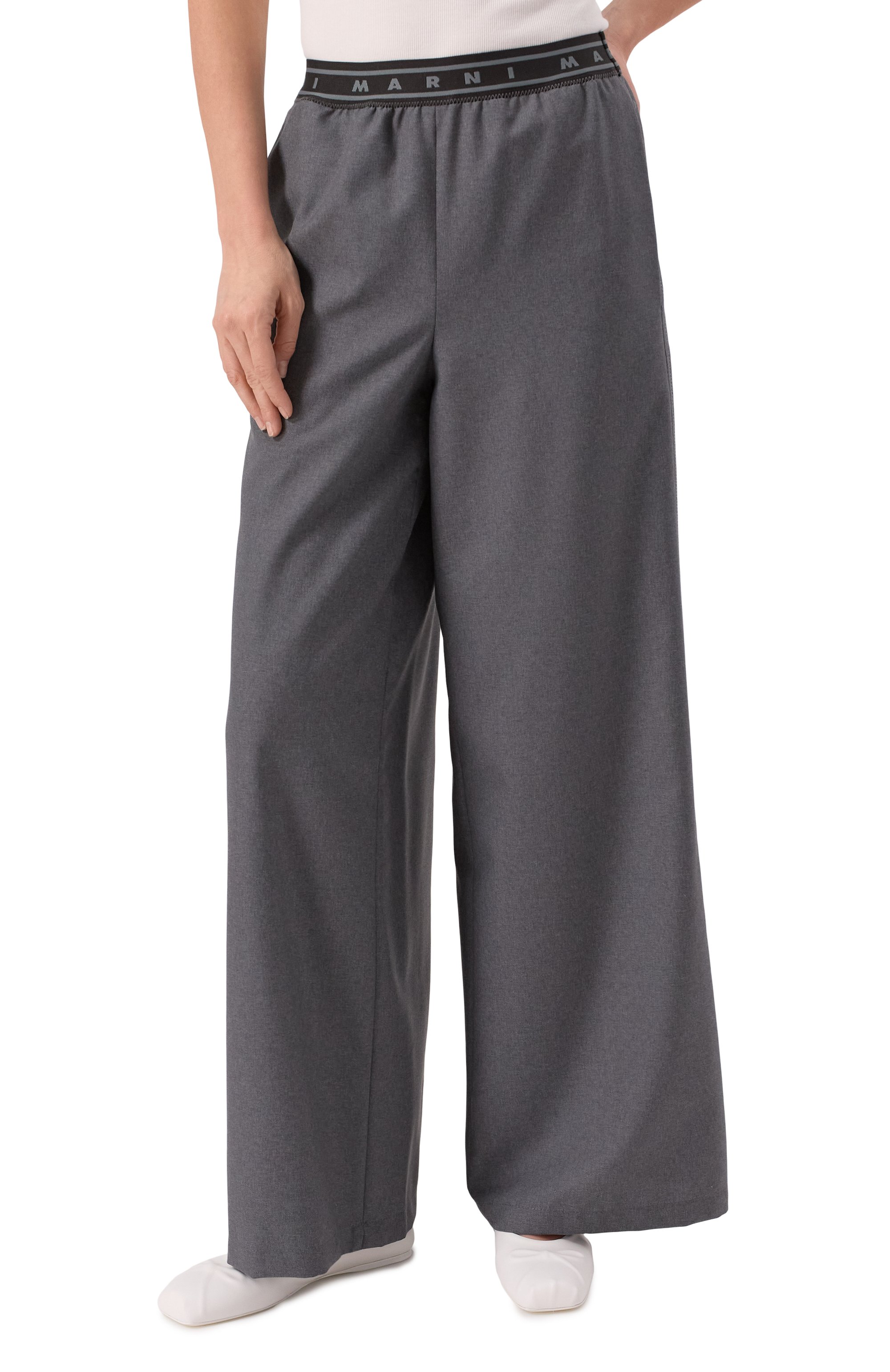 Шерстяные брюки MARNI, арт. PAMA0546SU/TW839, фото 3