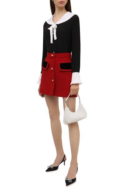 Шелковая блузка MIU MIU, арт. MK1588-102-F0002, фото 2