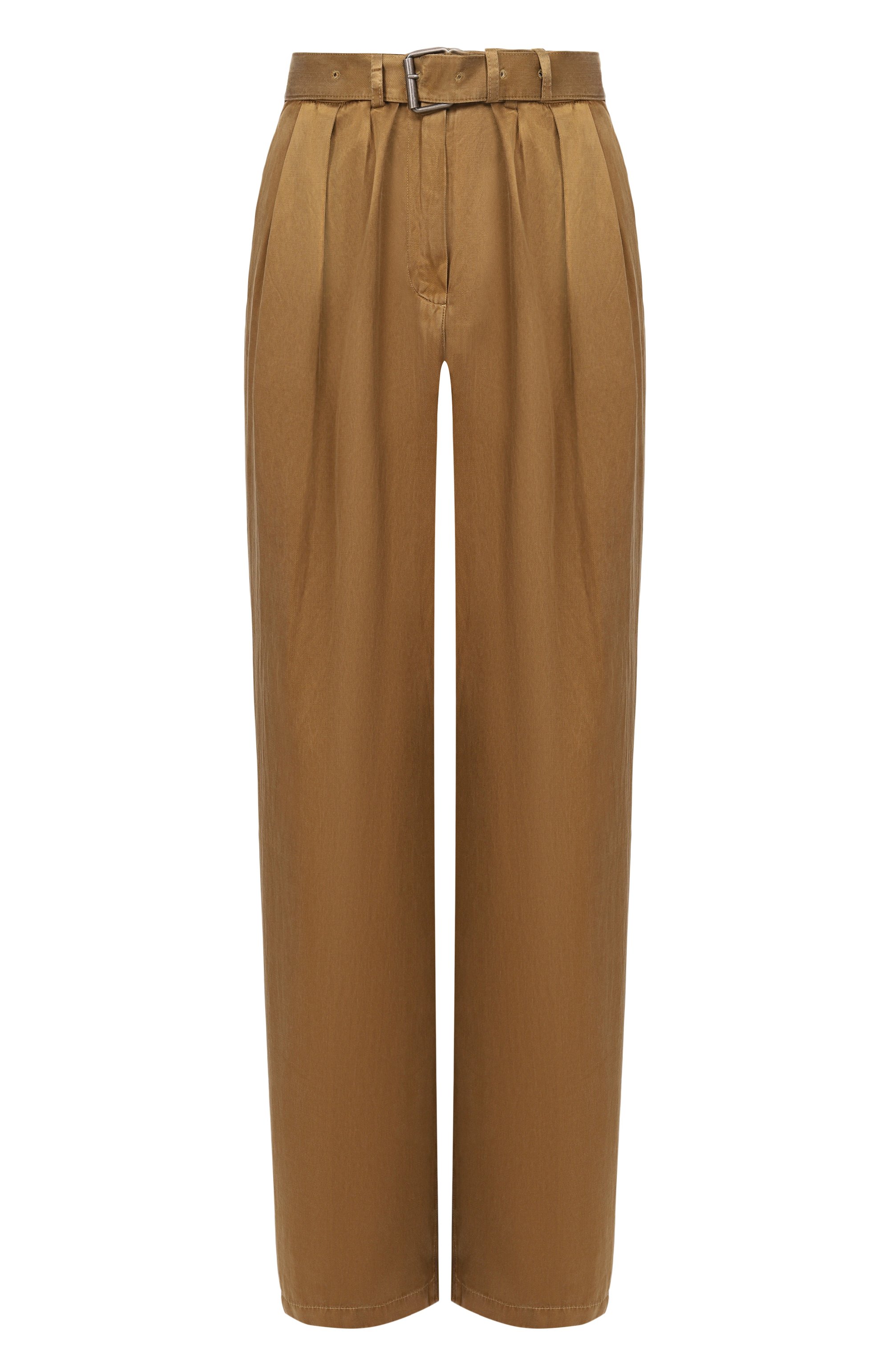 Брюки DRIES VAN NOTEN хаки цвета по цене 89950 руб., арт. 130967/3278, фото 1 Брюки DRIES VAN NOTEN, арт. 130967/3278, фото 1