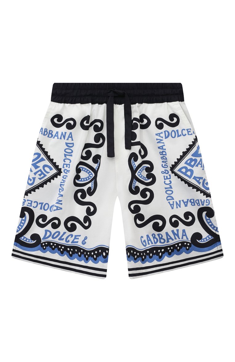Хлопковые шорты DOLCE & GABBANA, арт. L43Q28/G7L0J/8-12+, фото 1