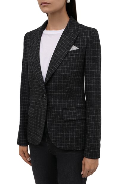 Жакет EMPORIO ARMANI серого цвета по цене 66700 руб., арт. 6K2G76/2N9AZ, фото 3 Жакет EMPORIO ARMANI, арт. 6K2G76/2N9AZ, фото 3