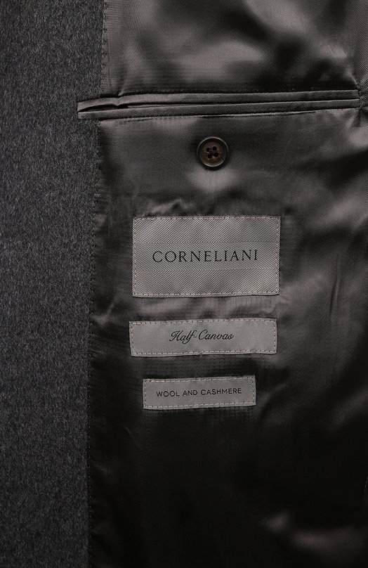 Шерстяное пальто Corneliani 941004-9412321 Серый  941004-9412321 Фото 6