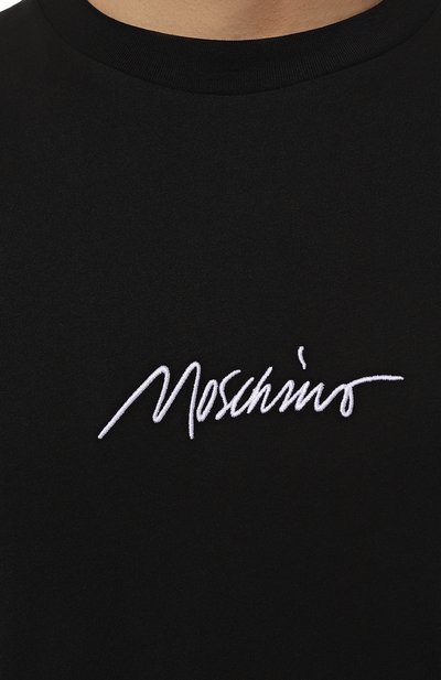 Хлопковая футболка MOSCHINO, арт. A0735/0241, фото 5