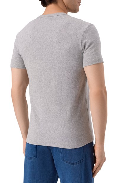 Хлопковая футболка KITON, арт. UNWM008K0275H04, фото 4