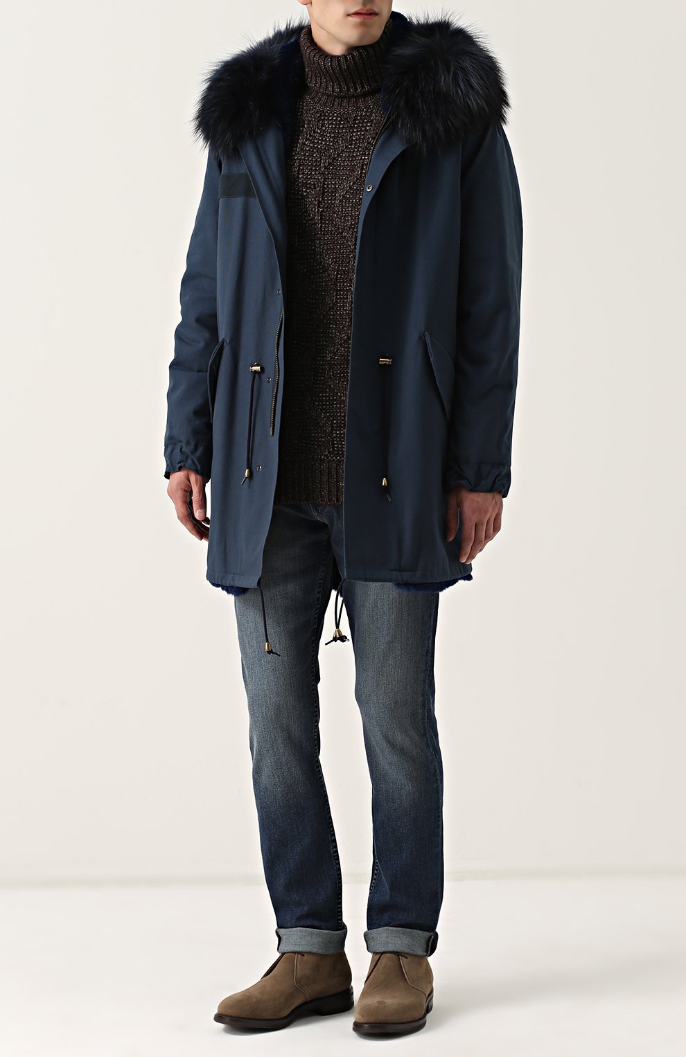 Парка с внутренней меховой отделкой F66, арт. RB300-VNGSN-LPLPM, фото 2