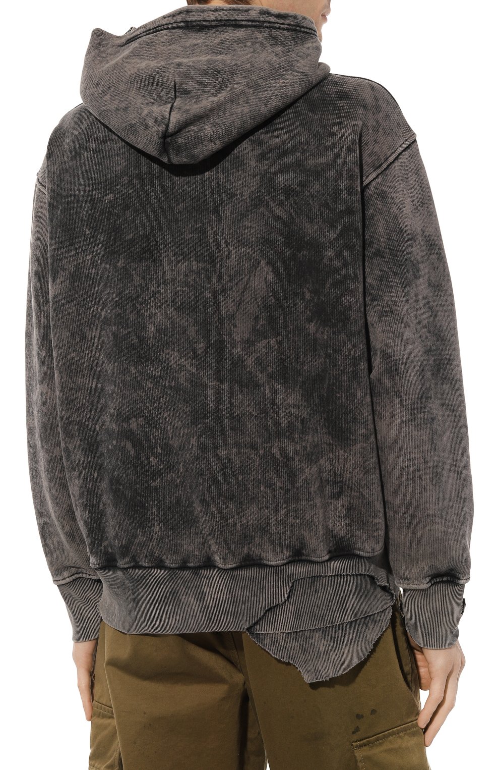 Хлопковое худи DIESEL, арт. A07593/0BVFH, фото 4