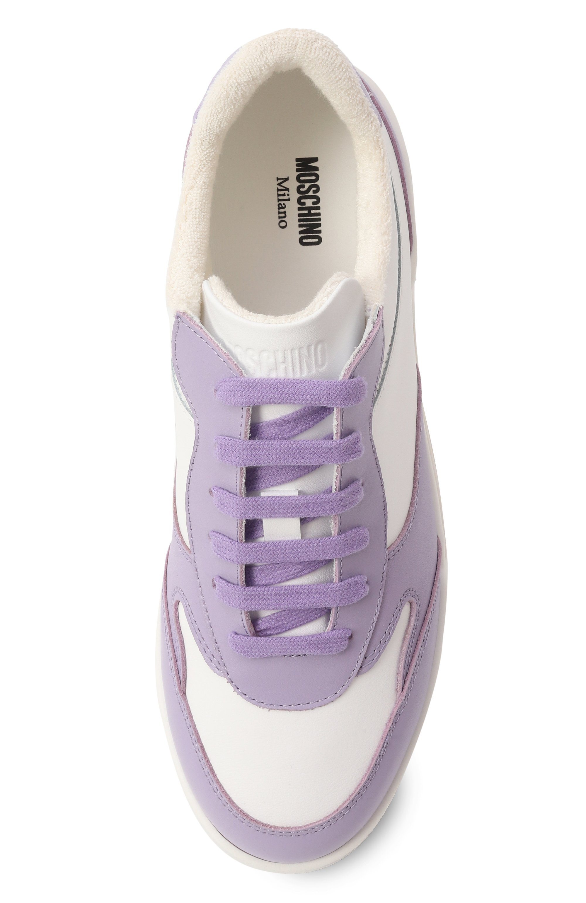 Кожаные кеды MOSCHINO, арт. 15204/MFD, фото 6