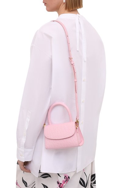 Сумка mini BY FAR светло-розового цвета по цене 62950 руб., арт. 21SSMINAP0CCESMA, фото 2 Сумка mini BY FAR, арт. 21SSMINAP0CCESMA, фото 2